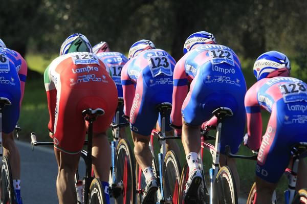 Even Lampre's Italian time trial champion Adriano Malori couldn't get them into the top 10