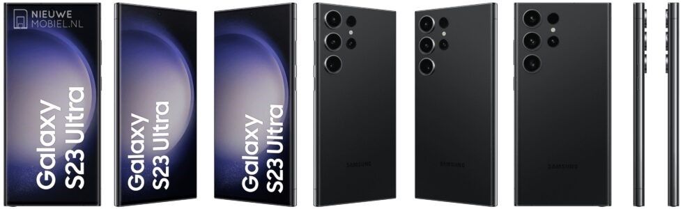 Samsung Galaxy S23 Ultra renders