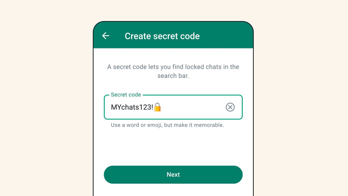 WhatsApp now lets you use secret codes to lock your private chats | TechRadar