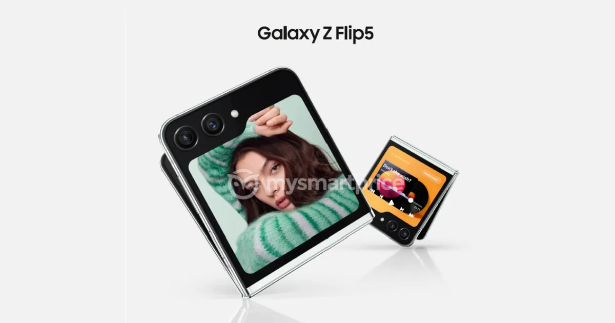 Samsung Galaxy Z Flip 5 rendu