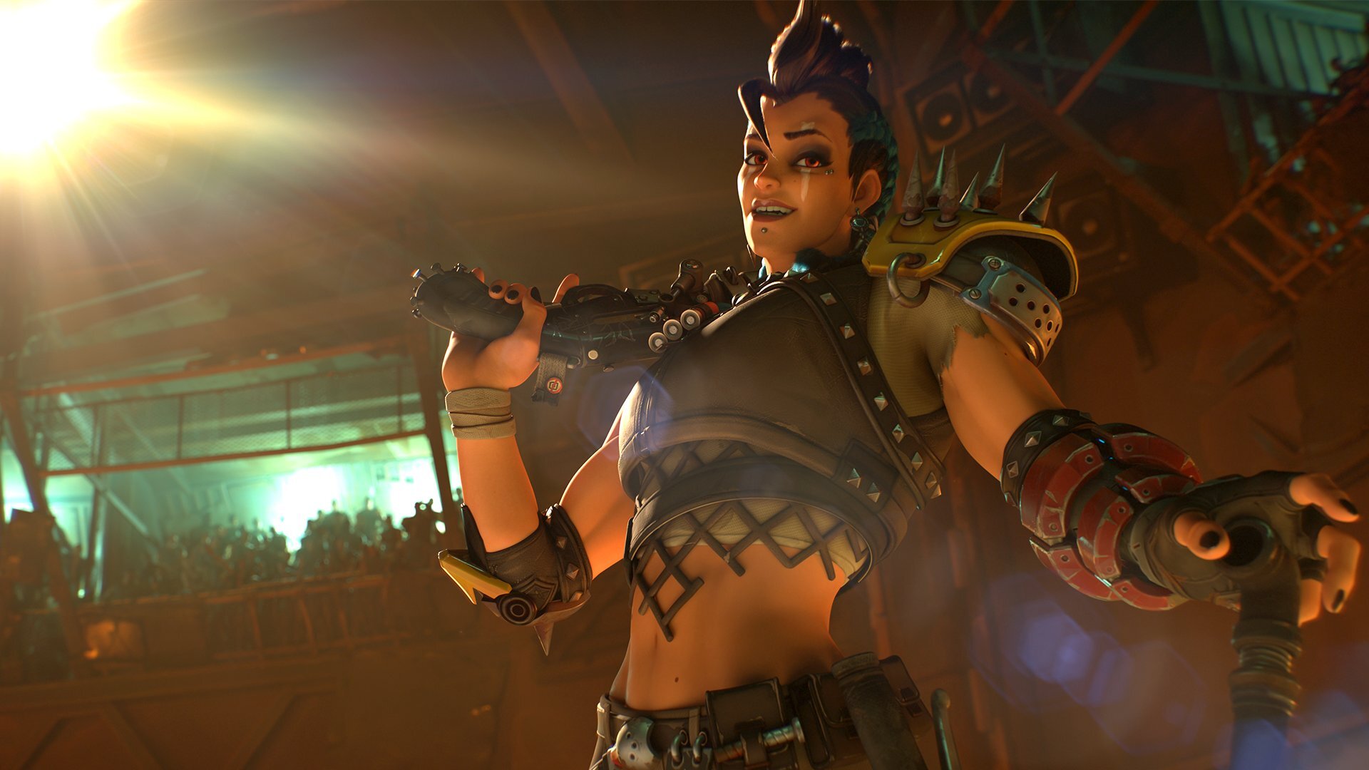 Overwatch 2's new Junker Queen hero.