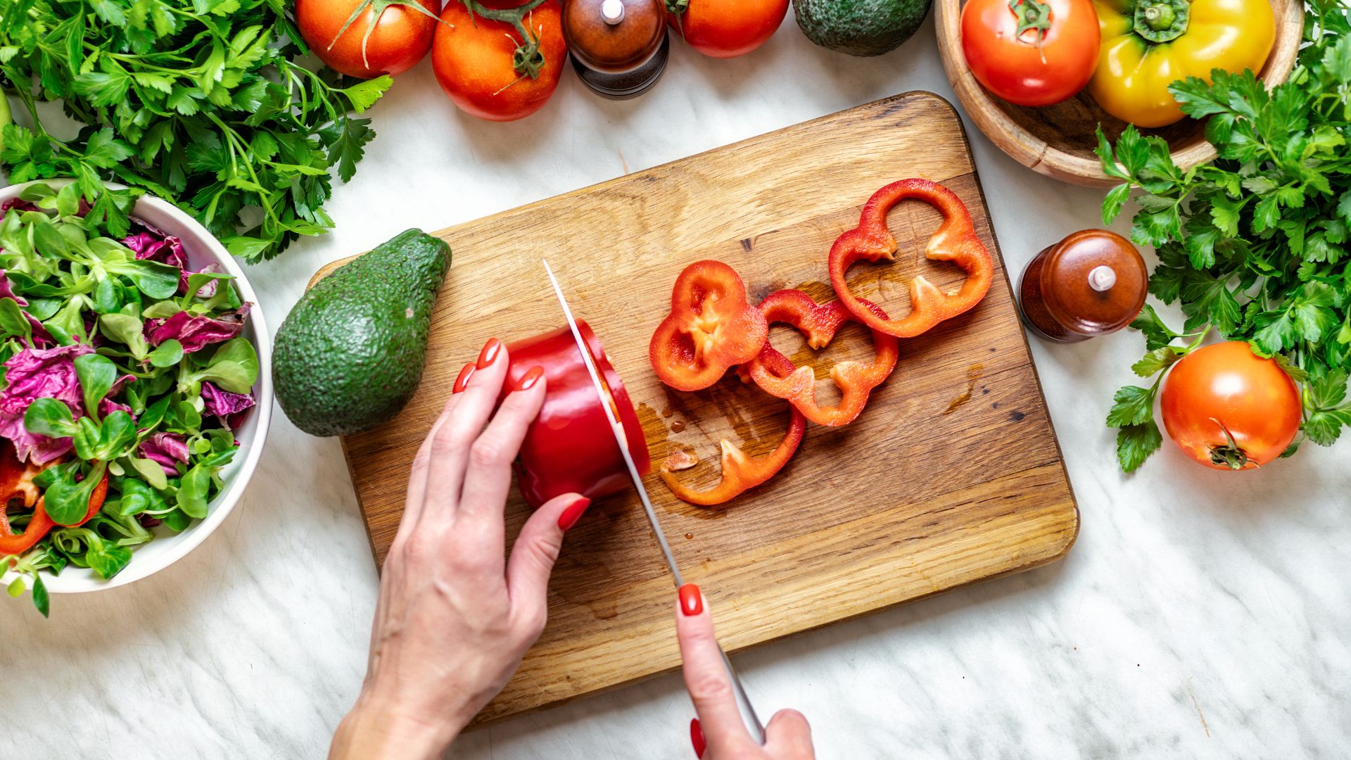 wooden chopping board