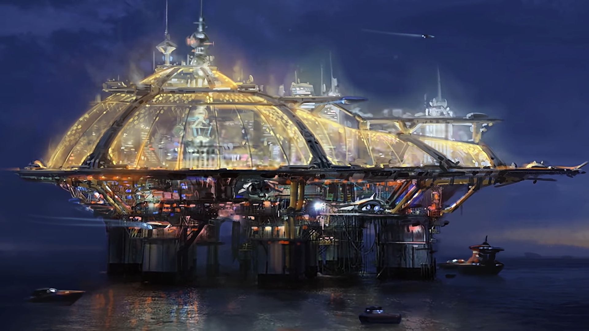 Starfield trailers show off the cities of Neon, Akila, and New Atlantis