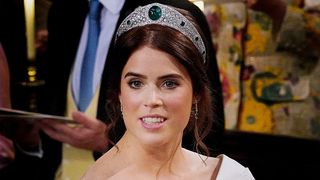 Princess Eugenie of York wears the Queen Elizabeth's Greville Emerald tiara
