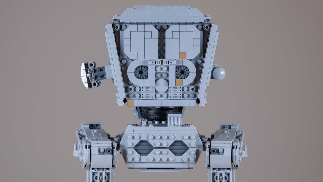 Lego Star Wars AT-ST Walker (75417) on a neutral background