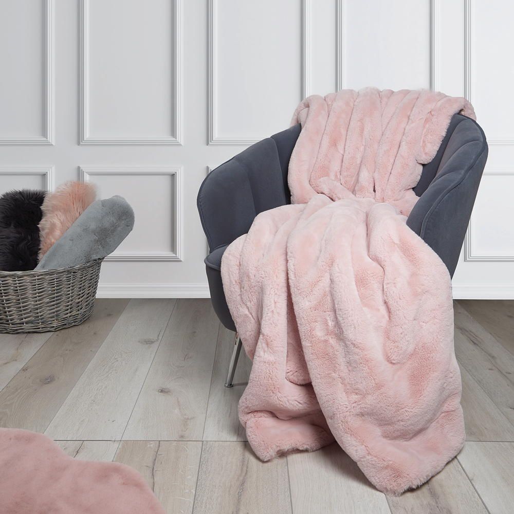 The Range rabbit faux fur throw is back by popular shopper demand