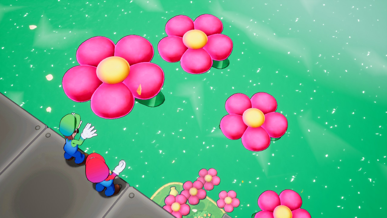 In-game screenshot from Mario & Luigi: Brothership