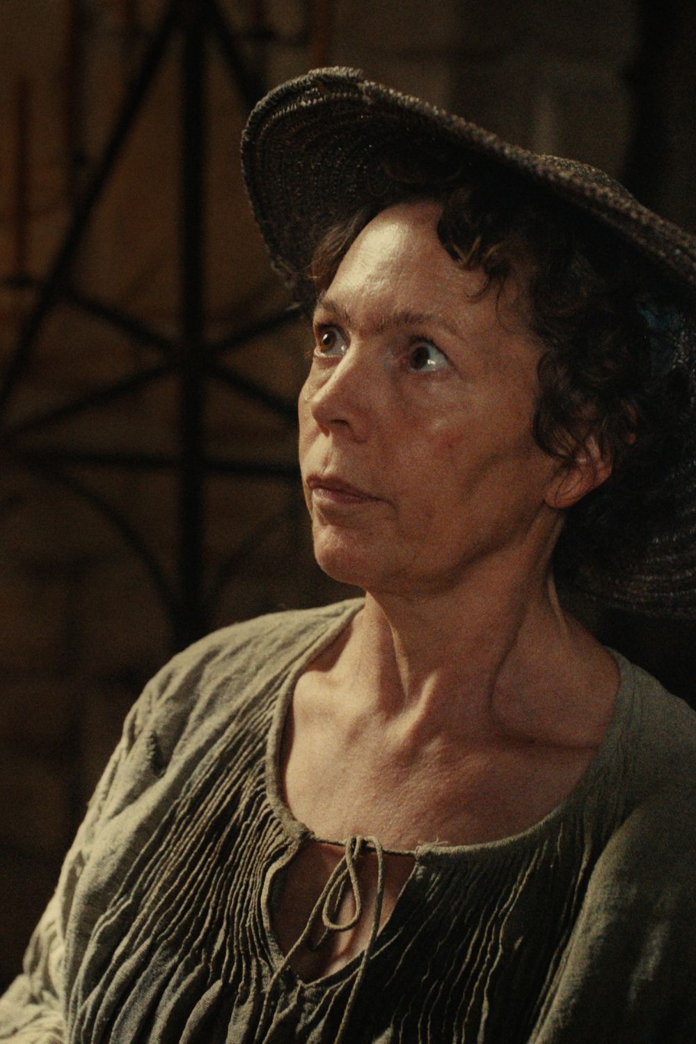 Wicker husband: Olivia Coleman in the new film Wicker