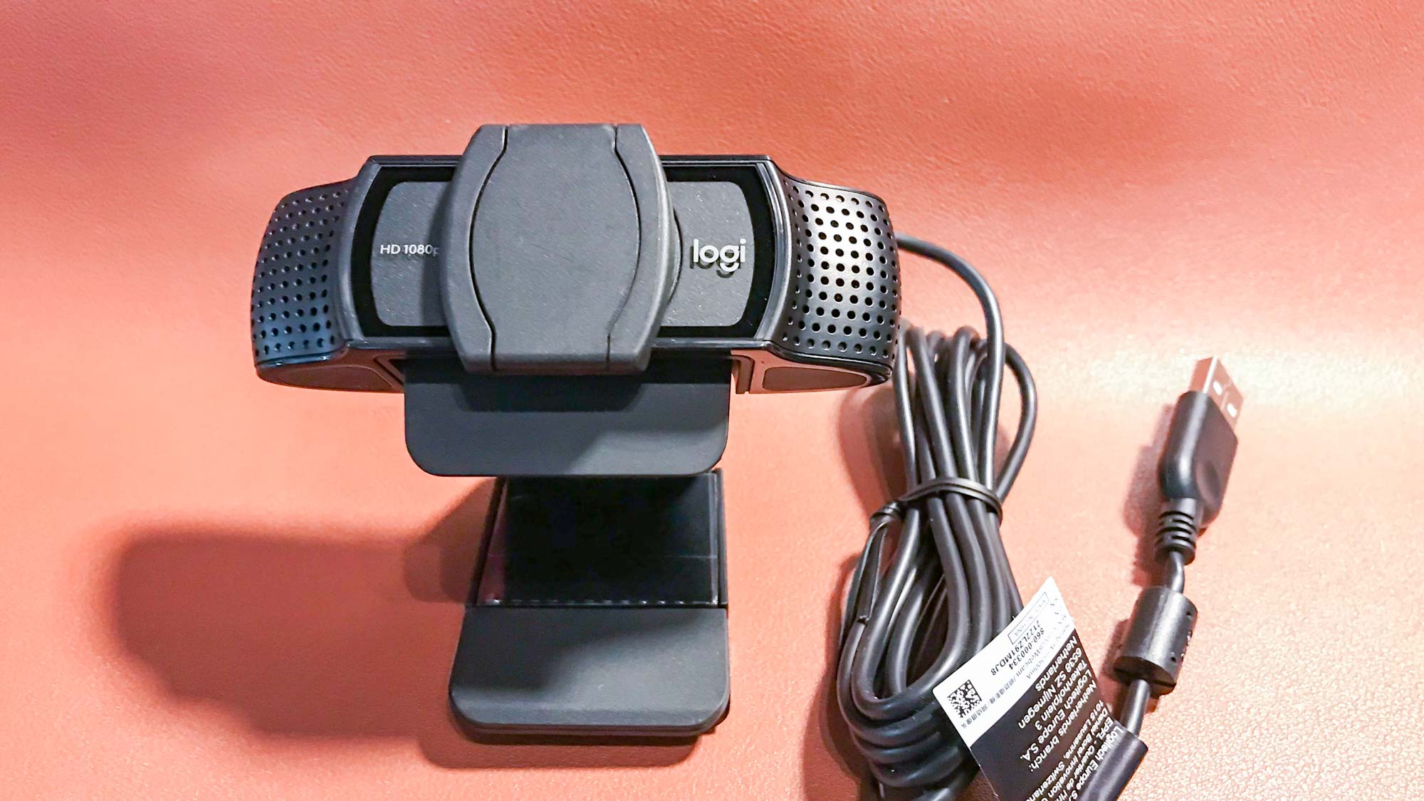 Logitech C920s Pro HD Webcam shutter closed