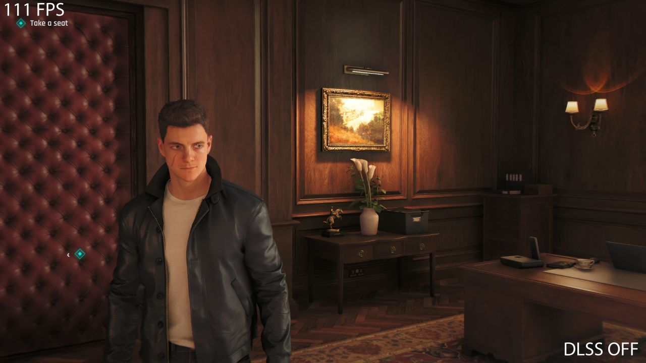 Screenshot of the game 007 First Light running on an Nvidia GeForce graphics card