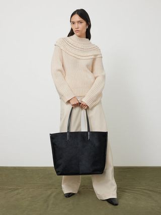 Crochet Yoke Jumper | Cream