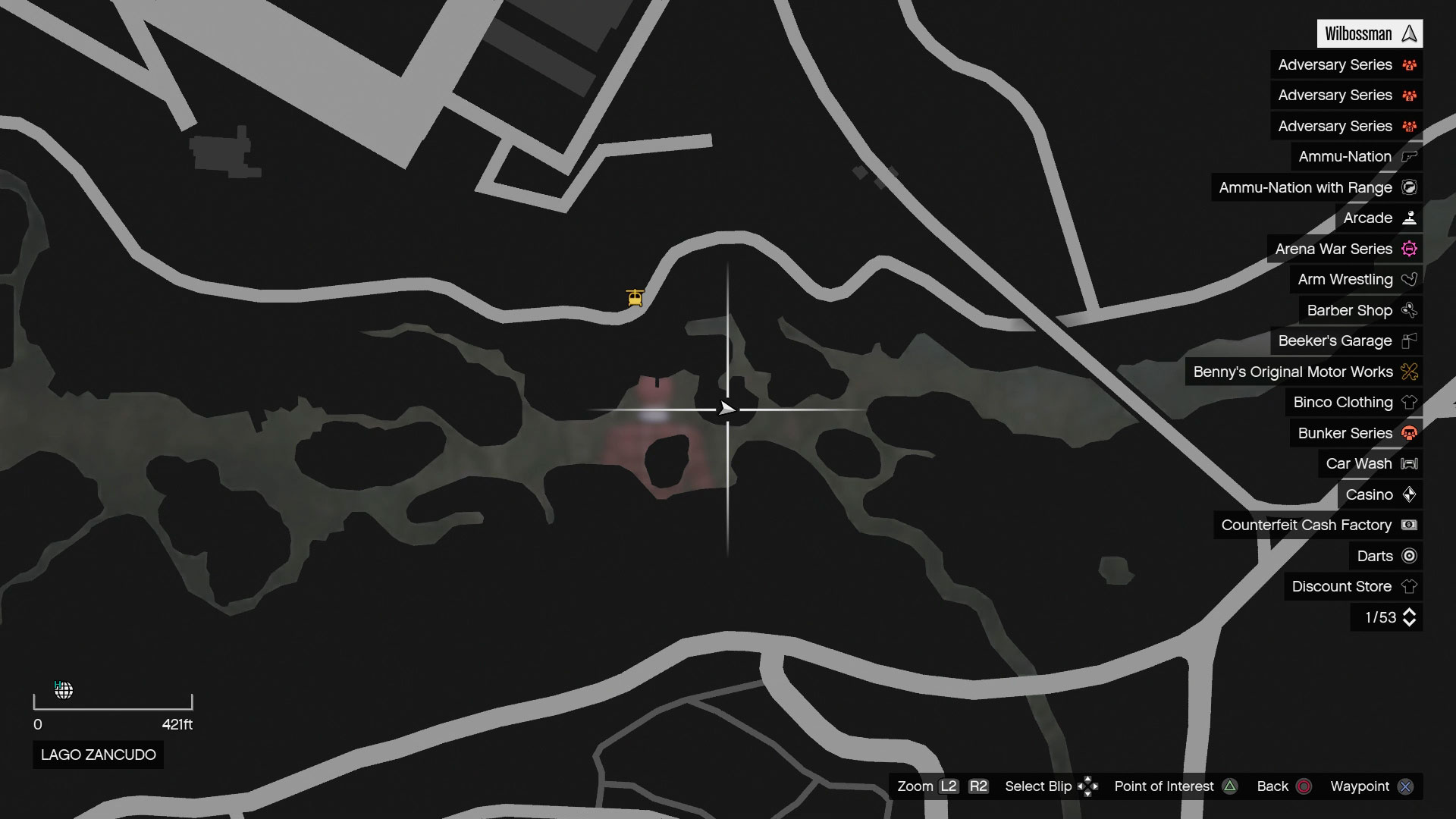 GTA Online Serial Killer Clue 5E – mapa Black Van