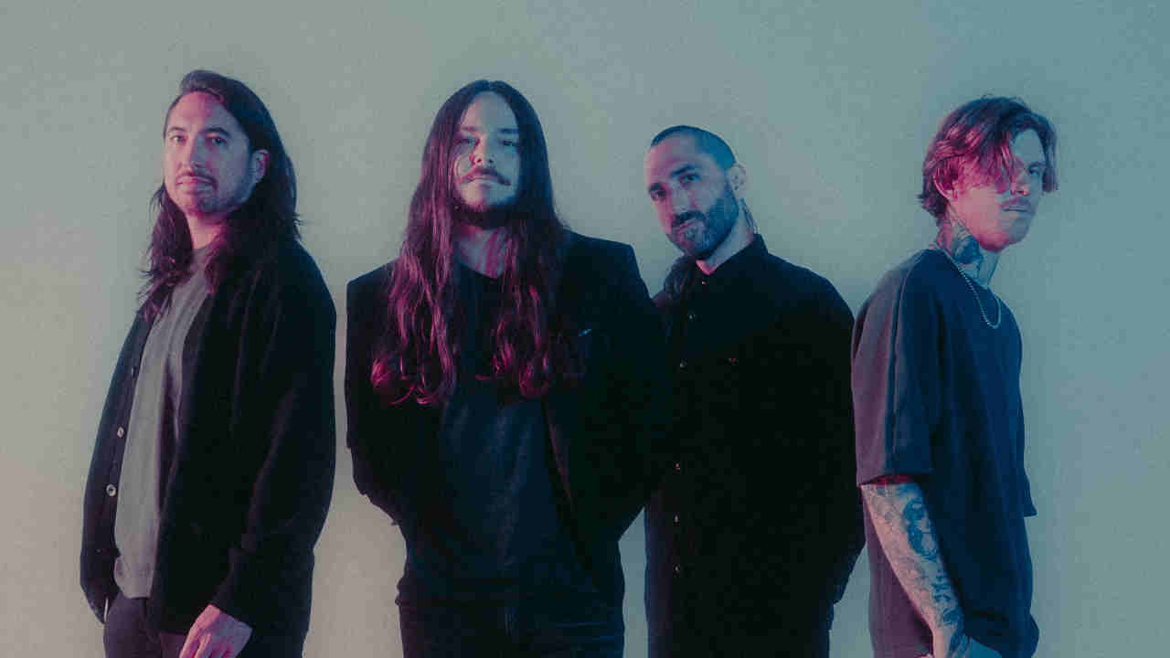 Of Mice & Men posing for a photograph in 2025