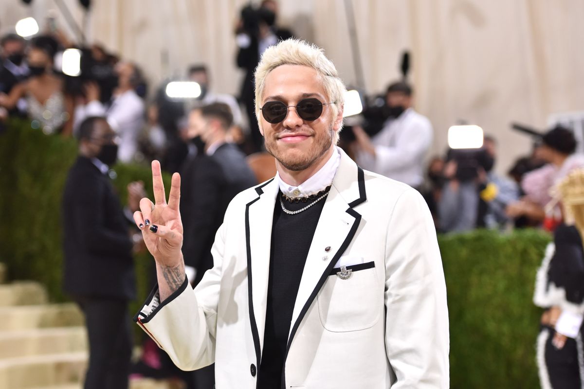 Actor Pete Davidson attending an event at the Metropolitan Museum of Art in New York City on Sept. 13, 2021.