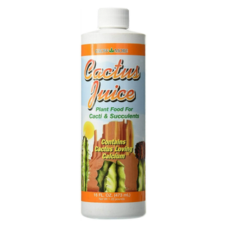 A bottle of cactus juice fertilizer