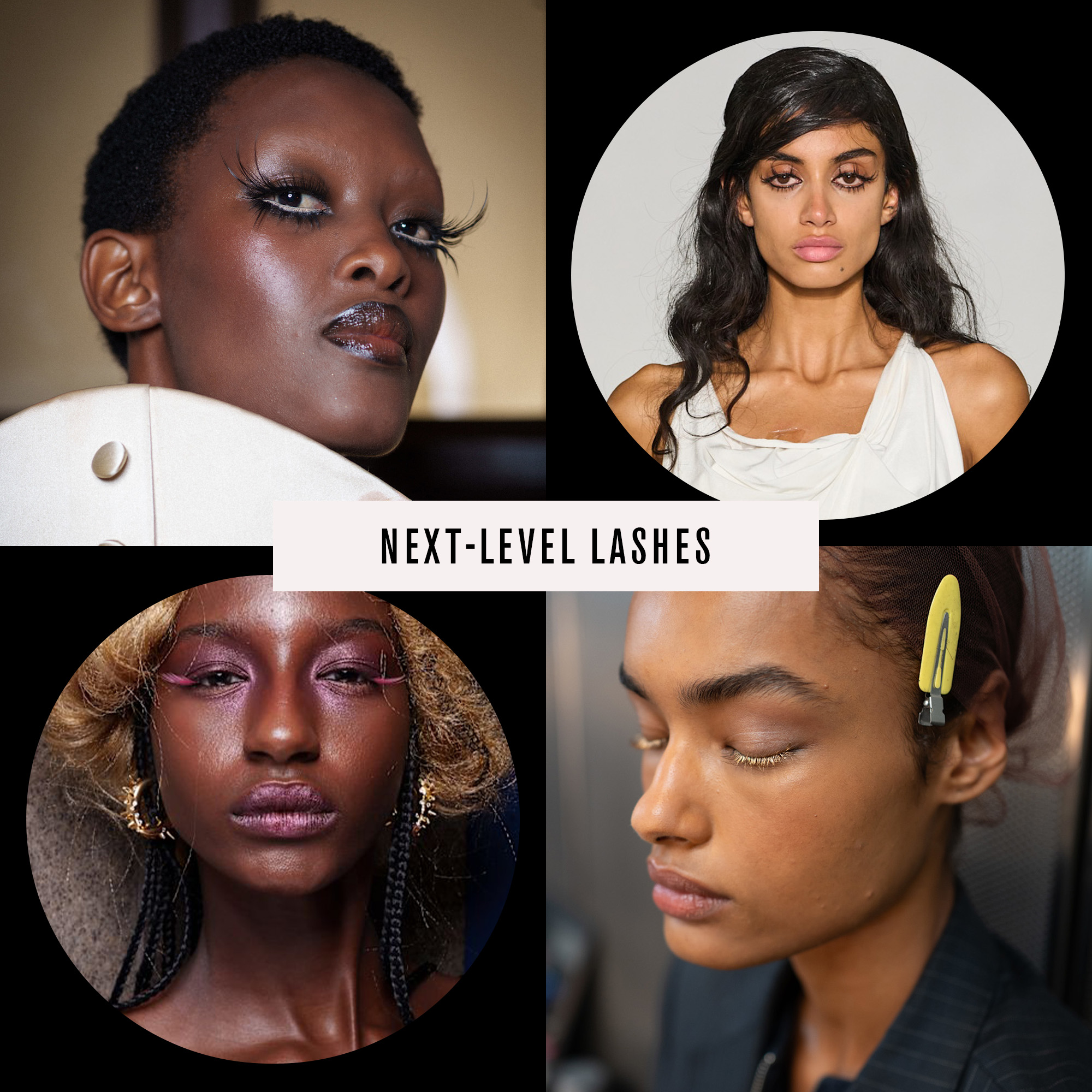 Next-level lashes collage
