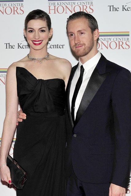 Anne Hathaway and Adam Shulman