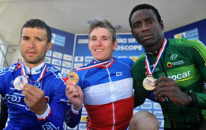 Elite men's podium