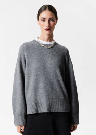 Relaxed Fit Knitted Sweater