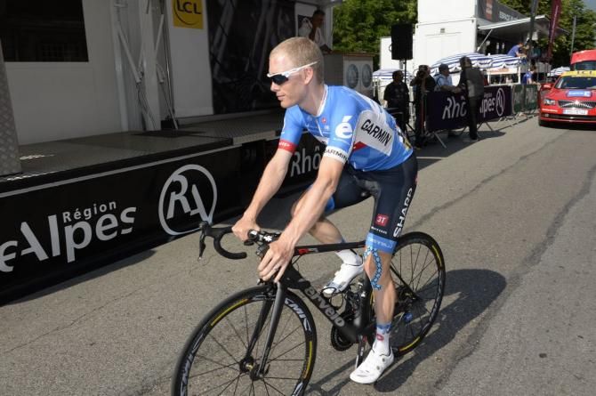 Andrew Talansky (Garmin-Sharp) heads to the sign-on area