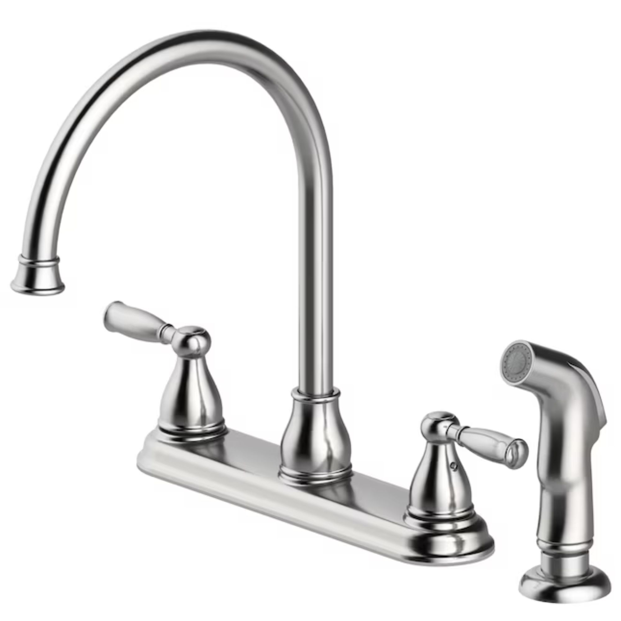 Project Source Brice Double Handle Kitchen Faucet