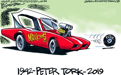 Political&nbsp;Cartoon&nbsp;U.S. Peter Tork Monkees RIP Music