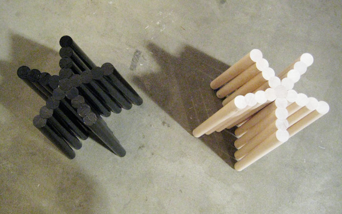 'Stump' stools by Pasi Kärkkäinen