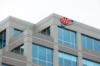Office building with AAA logo