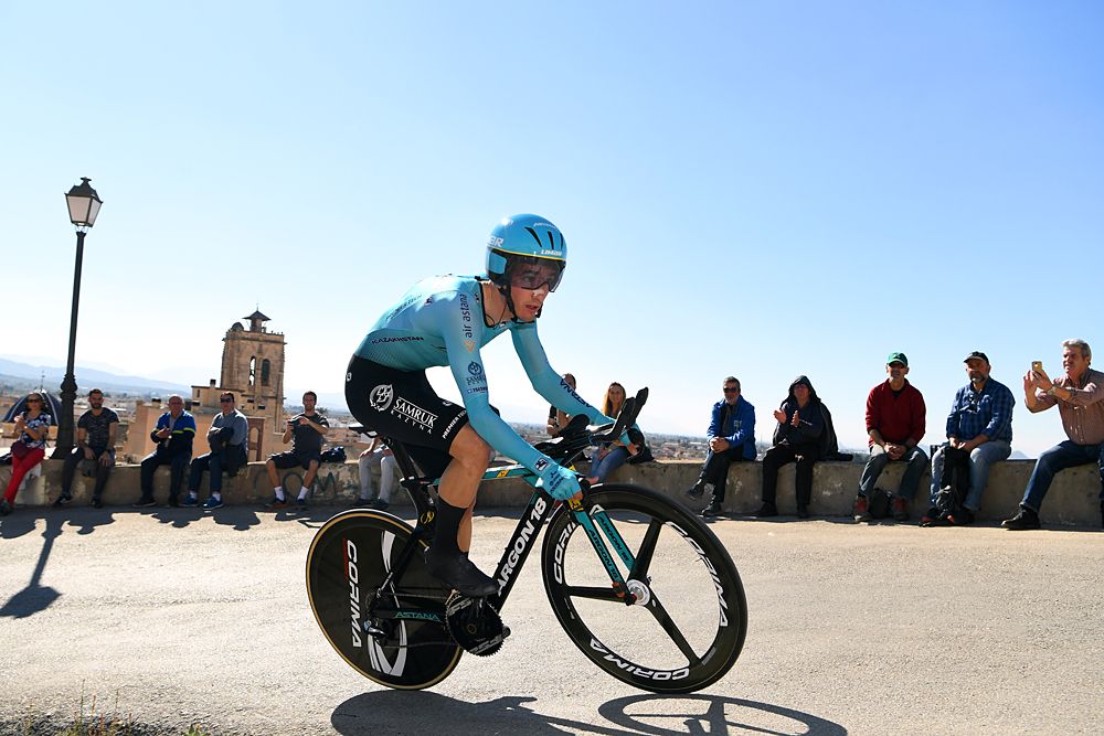 Pello Bilbao (Astana) finished 7th in the Valenciana time trial