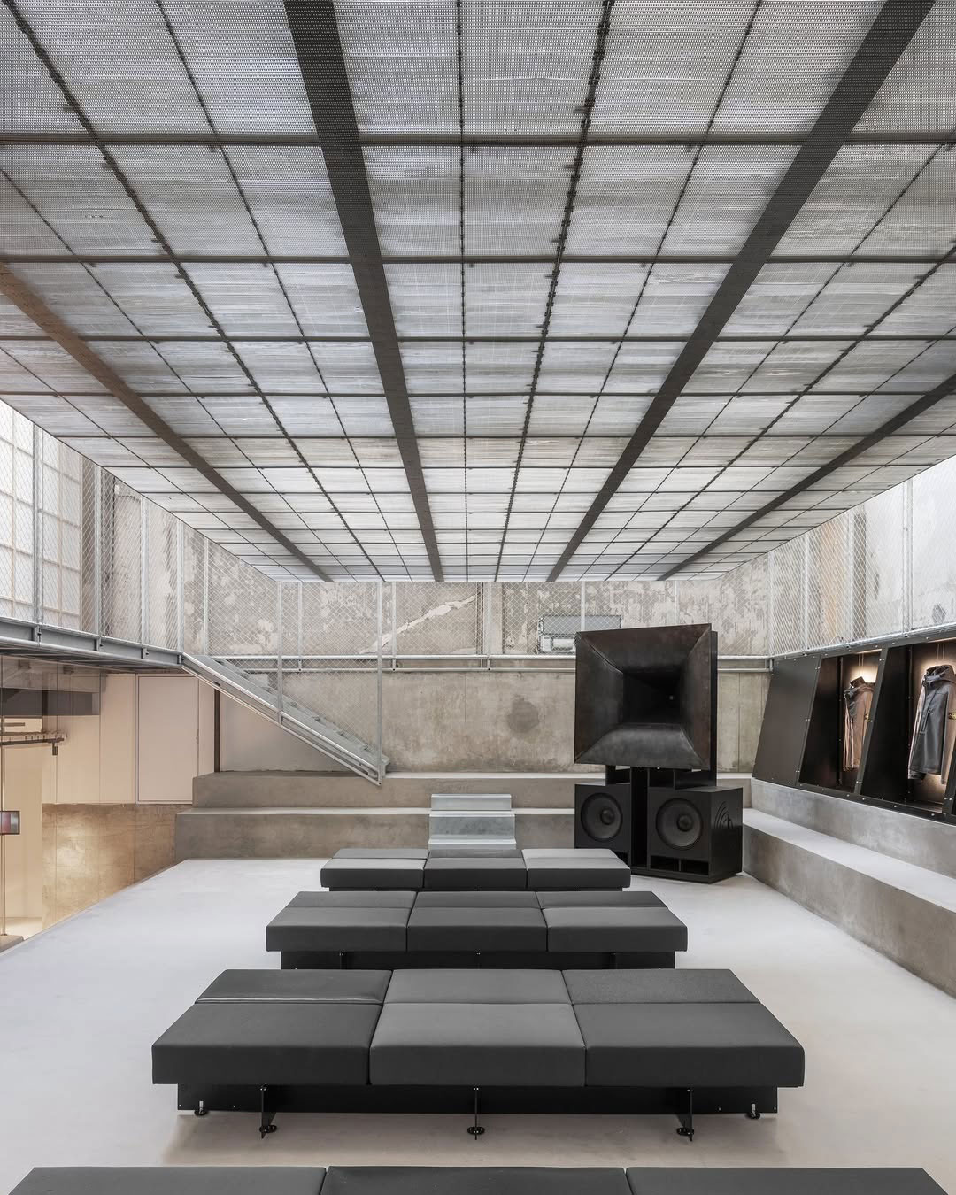 Stone Island listening space at Milan Design Week 2026