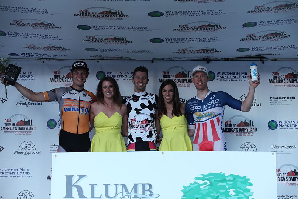 The men's podium