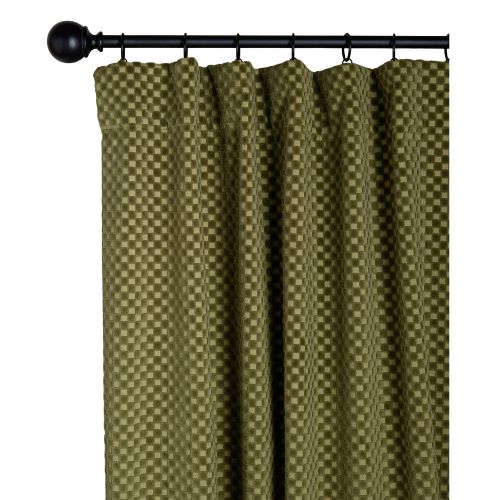 Lulu and Georgia, Hi-Lo Checker Velvet Curtain Panel by Sarah Sherman Samuel