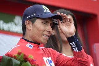 Nairo Quintana (Movistar) leads the overall by 3:37 over Chris Froome after stage 15