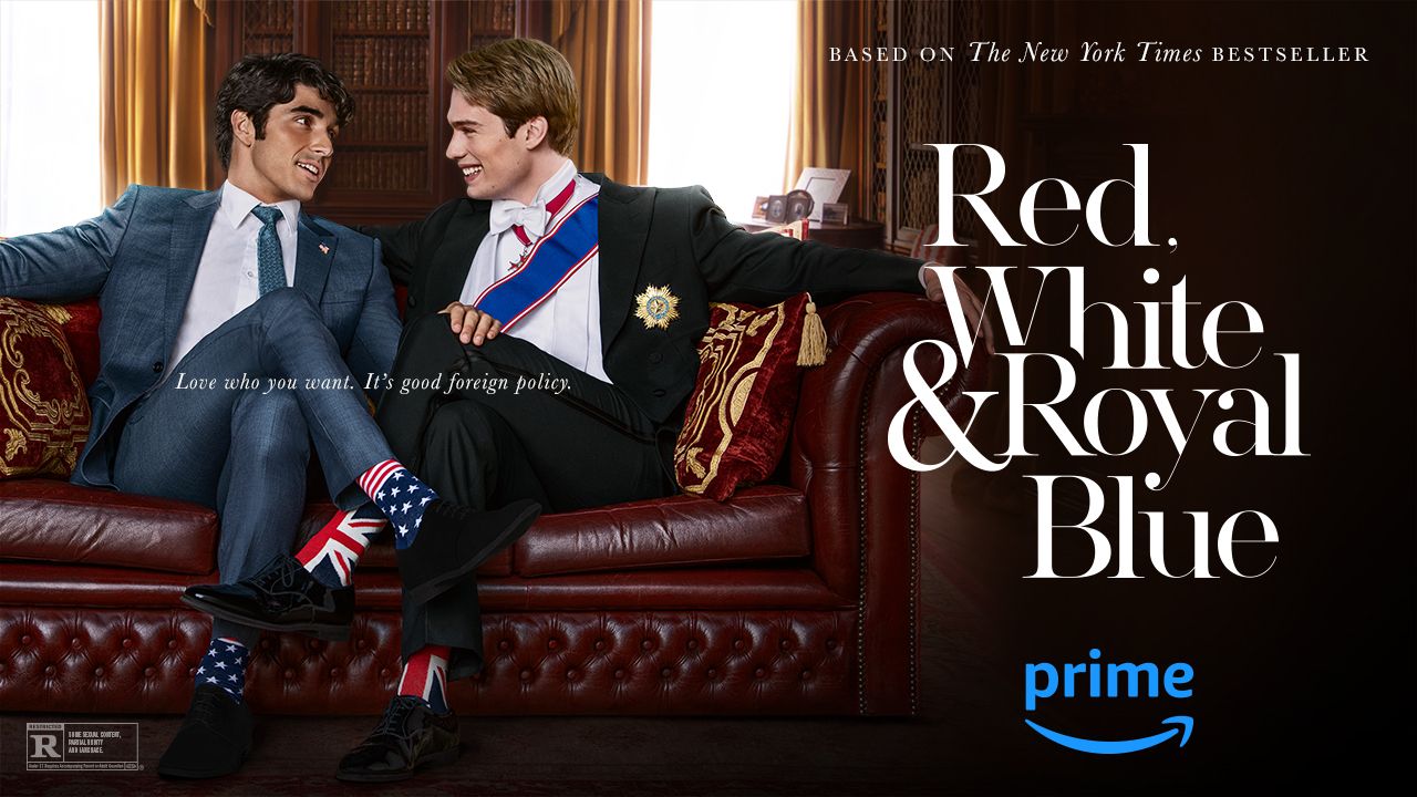 red white and royal blue key art