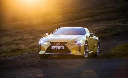 Exterior view of Lexus LC 500 bonnet