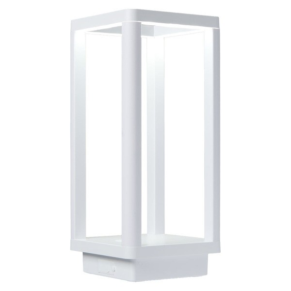 ALDI, Belavi White Outdoor Lantern