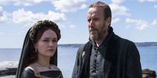 olivia cooke and rhys ifans in house of the dragon first look