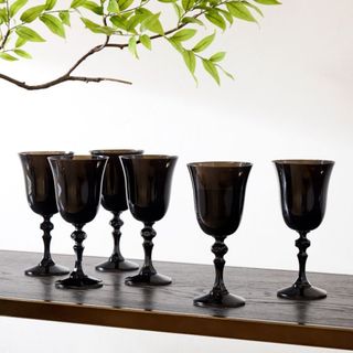 Estelle Colored Glass Regal Goblet Glass