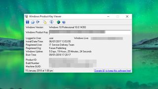 windows 10 product key finder free