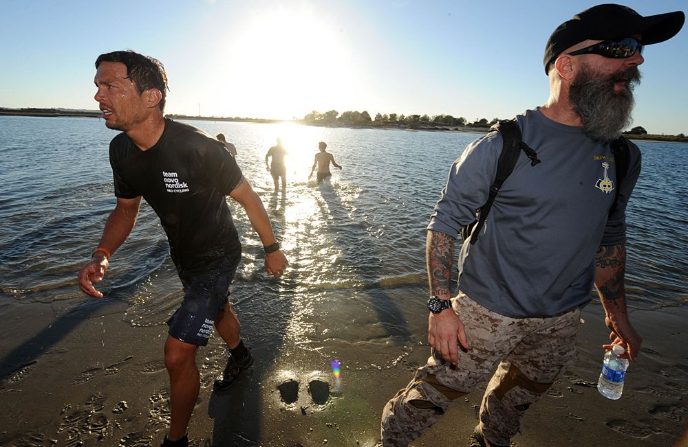 Novo Nordisk riders team-building with former US Navy SEALs
