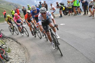 Egan Bernal pushes the pace on the Iseran in the 2019 Tour de France