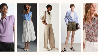 what to wear in the heat: Cos, Anthropologie, M&S, Mango, Boden