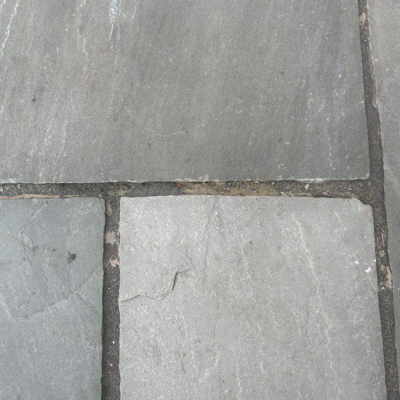 Patio with grout and some having come away