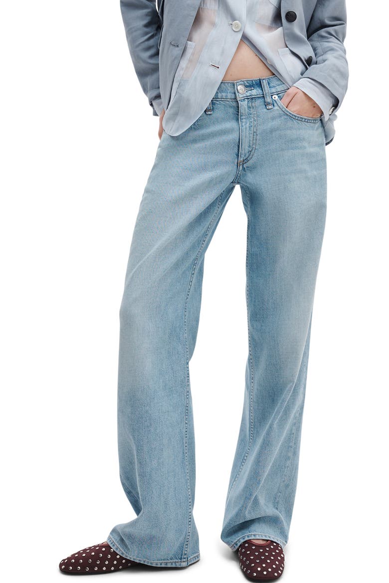 Featherweight Cam Mid Rise Relaxed Straight Leg Jeans