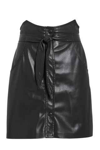 Nanushka Chai Vegan Leather Mini Skirt