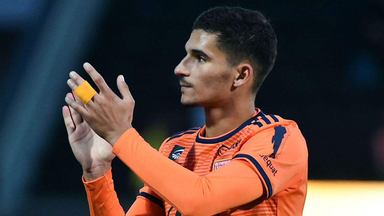 Lyon midfielder Houssem Aouar is a France Under-21 international 