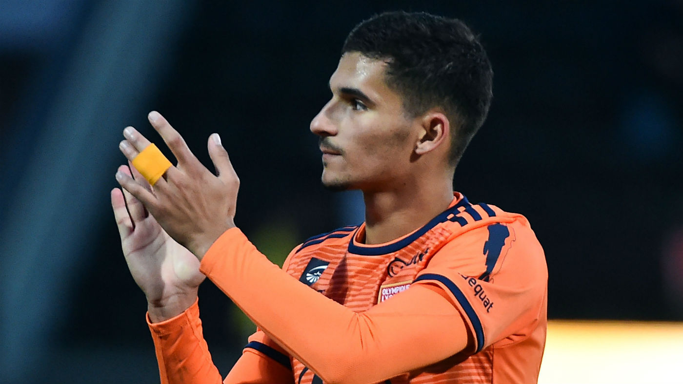Lyon midfielder Houssem Aouar is a France Under-21 international