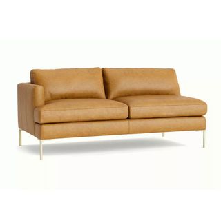 Bowen Modular Leather One-Arm Sofa