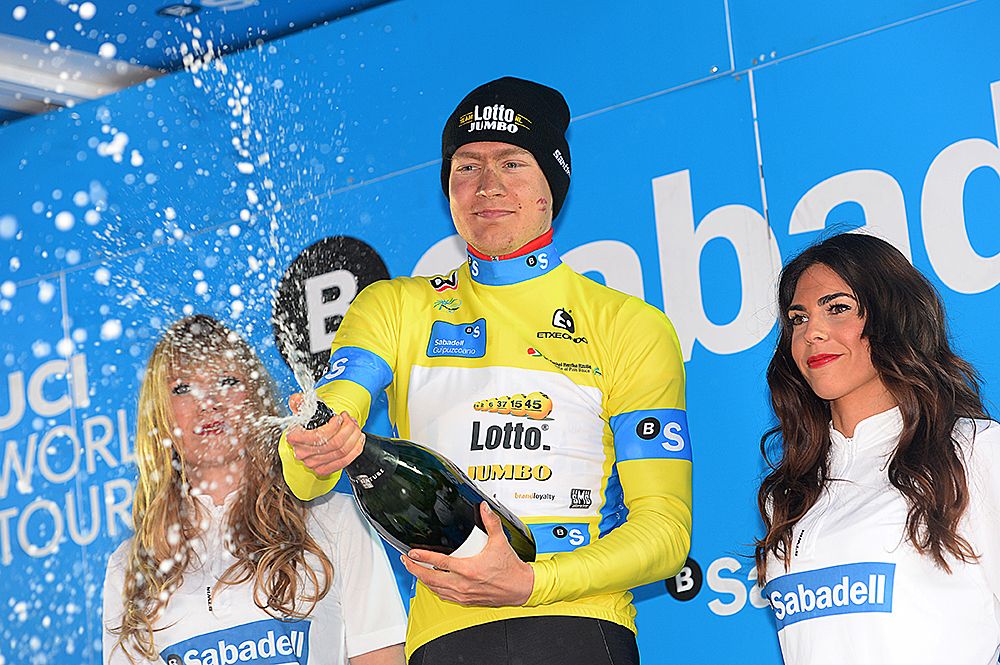 Wilco Kelderman (LottoNL-Jumbo) moves into the leader's jersey at Pais Vasco