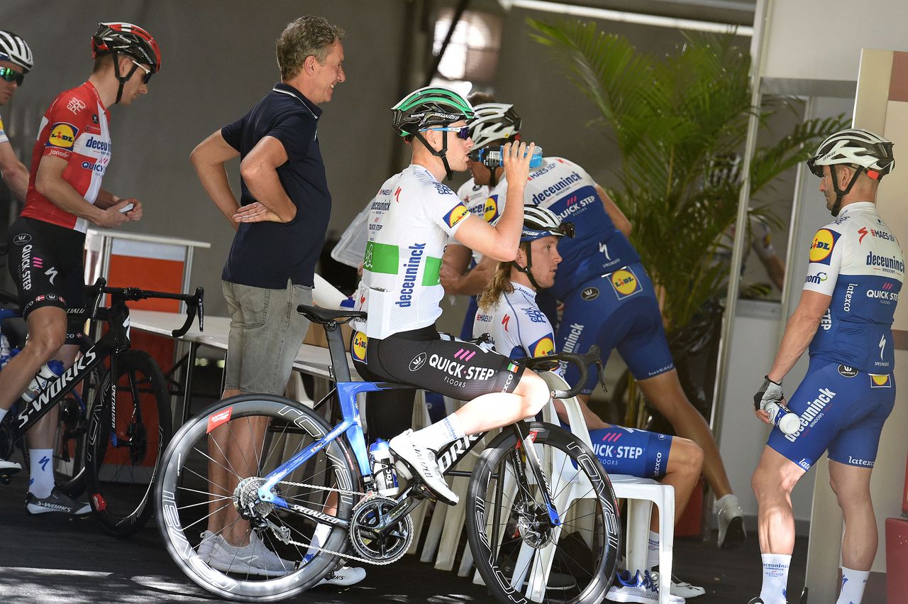 Sam Bennett and his Deceuninck-QuickStep teammates